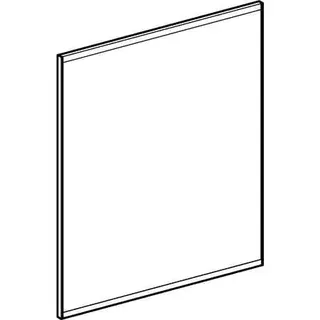 Geberit Option Plus Square LSP, direkte Bel. u. ind. Bel., 60x70x3,5cm, alu elox – Bild 3