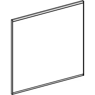 Geberit Option Plus Square LSP, direkte Bel. u. ind. Bel., 75x70x3,5cm, alu elox – Bild 3