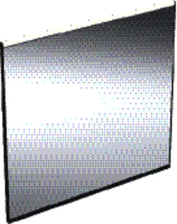 Geberit Option Plus Square LSP, direkte Bel. u. ind. Bel., 75x70x3,5cm, swm/alu elox – Bild 2