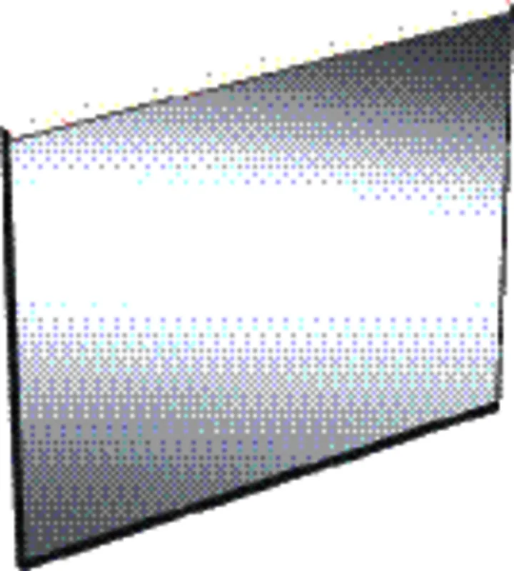 Geberit Option Plus Square LSP, direkte Bel. u. ind. Bel., 90x70x3,5cm, swm/alu elox