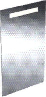 Geberit Option Basic Square Lichtspiegel Beleuchtung oben, 40x70x3cm, alu. elox – Bild 2