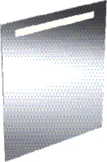 GE Option Basic Square Lichtspiegel Beleuchtung oben, 60x70x3cm, alu. elox