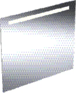 Geberit Option Basic Square Lichtspiegel Beleuchtung oben, 80x70x3cm, alu. elox – Bild 2