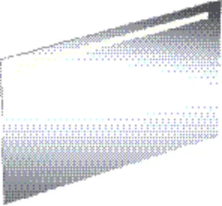 GE Option Basic Square Lichtspiegel Beleuchtung oben, 120x70x3cm, alu. elox