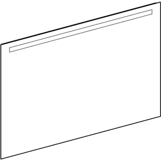 Geberit Option Basic Square Lichtspiegel Beleuchtung oben, 140x90x3cm, alu. elox – Bild 3