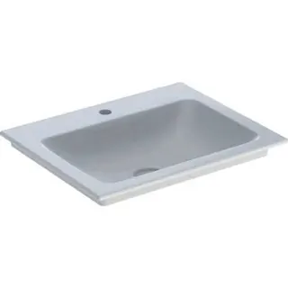 Geberit ONE Möbelwaschtisch 60x48 cm mit Hahnloch, ohne Überlauf, weiß, KeraTect – Bild 2