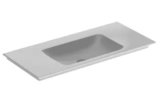 Geberit ONE Möbelwaschtisch 105x48 cm ohne Hahnloch, ohne Überlauf, weiß, KeraTect – Bild 2