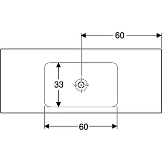 Geberit ONE Möbelwaschtisch 120x48 cm ohne Hahnloch, ohne Überlauf, weiß, KeraTect – Bild 5