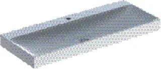 Geberit ONE Waschtisch 120x48 cm mit Hahnloch, ohne Überlauf, weiß, KeraTect – Bild 2