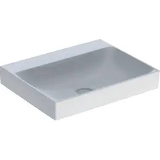 Geberit ONE Waschtisch 60x48 cm ohne Hahnloch, ohne Überlauf, weiß, KeraTect