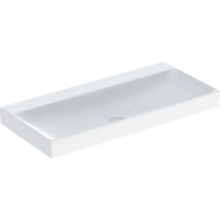 Geberit ONE Waschtisch 105x48 cm ohne Hahnloch, ohne Überlauf, weiß, KeraTect