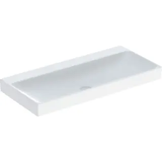 Geberit ONE Waschtisch 105x48 cm ohne Hahnloch, ohne Überlauf, weiß, KeraTect