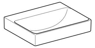 Geberit ONE Handwaschbecken 50x41 cm ohne Hahnloch, ohne Überlauf, weiß, KeraTect – Bild 4