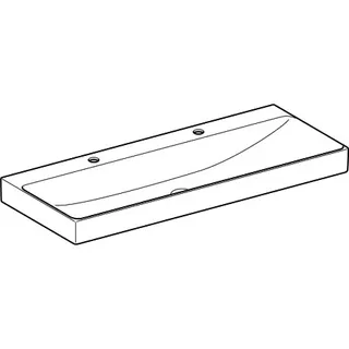 Geberit ONE Waschtisch 120x48 cm 2 Hahnloch, ohne Überlauf, weiß, KeraTect – Bild 3