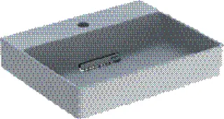 Geberit ONE AS-Waschtisch eckig, 50x41cm, CleanDrain mit Hahnloch, ohne Überlauf, weiß, matt/weiß glzd. – Bild 2
