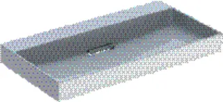 Geberit ONE Waschtisch 90x48cm, CleanDrain ohne Hahnloch, ohne Überlauf, weiß, KeraTect/weiß glzd – Bild 2