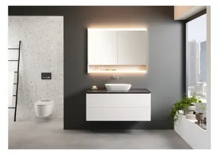 Geberit ONE AS-Waschtisch, Schalenform, 50x42,5 cm ohne Hahnloch, ohne Überlauf, weiß, KeraTect – Bild 3