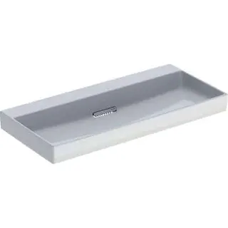 Geberit ONE Waschtisch 105x48cm, CleanDrain ohne Hahnloch, ohne Überlauf, weiß, KeraTect/weiß glzd – Bild 2