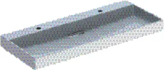 Geberit ONE Waschtisch 120x48cm, CleanDrain 2 Hahnloch, ohne Überlauf, weiß, KeraTect/weiß glzd – Bild 2