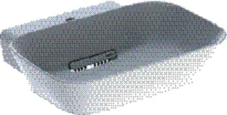 Geberit ONE AS-Waschtisch, SF, 50x42,5cm, CleanDrain mit Hahnloch, ohne Überlauf, weiß, KeraTect/weiß glzd – Bild 2