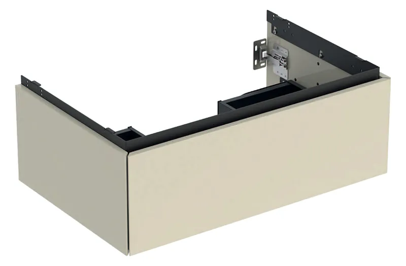 Geberit ONE Unterschrank für WT/-Platte 1 Schubl., 74x26,6x47cm, sandgrau hgl.