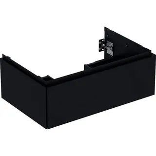GE ONE Unterschrank für WT/-Platte 1 Schubl., 74x26,6x47cm, schwarz matt