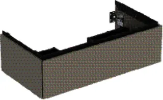 GE ONE Unterschrank für WT/-Platte 1 Schubl., 88,8x26,6x47cm, greige matt