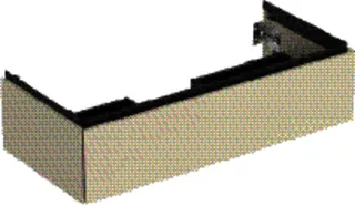 GE ONE Unterschrank für WT/-Platte 1 Schubl., 103,6x26,6x47cm,sandgrau hgl.