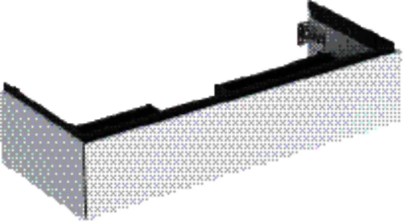 Geberit ONE Unterschrank für WT/-Platte 1 Schubl., 118.4x26,6x47cm, weiß hgl.