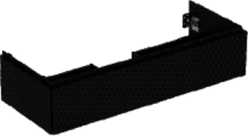Geberit ONE Unterschrank für WT/-Platte 1 Schubl., 118,4x26,6x47cm, schwarz matt