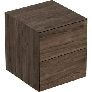 GE ONE Seitenschrank mit 2 Schubl. 45x49,2x47cm, Nussbaum hickory