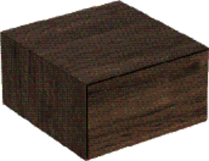 Geberit ONE Seitenschrank mit 1 Schubl. 45x24,5x47cm, Nussbaum hickory