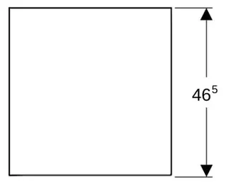 Geberit ONE Seitenelement 45x47x49,2cm, weiß hgl. – Bild 2
