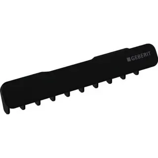 Geberit ONE Ablaufblende mit Kammeinsatz Magnetbefestigung, schwarz matt, Etc