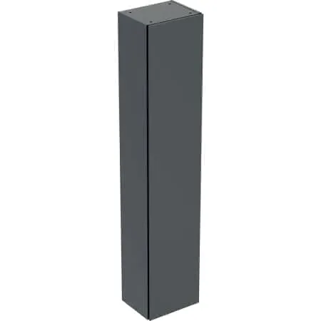 Geberit Hochschrank mit 1 Tür 36x180x29,1cm, schwarz matt