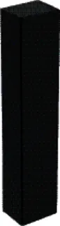 Geberit Hochschrank mit 1 Tür 36x180x29,1cm, schwarz matt – Bild 2