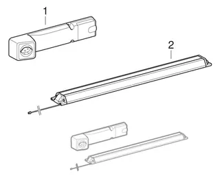 Geberit Steckdosenelement mit Comfort-Licht Modul für WTU 120 cm – Bild 4