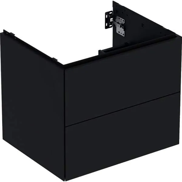 Geberit ONE Unterschrank für WT/-Platte 2 Schubl., 59,2x50,4x47cm, lava matt