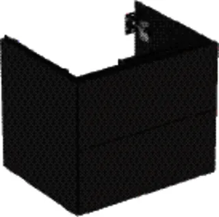 Geberit ONE Unterschrank für WT/-Platte 2 Schubl., 59,2x50,4x47cm, lava matt – Bild 2