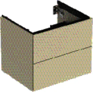 GE ONE Unterschrank für WT/-Platte 2 Schubl., 59,2x50,4x47cm, sandgrau hgl.