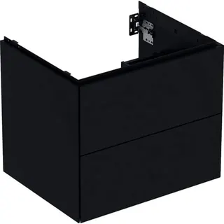 Geberit ONE Unterschrank für WT/-Platte 2 Schubl., 59,2x50,4x47cm, schwarz matt – Bild 2