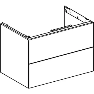 Geberit ONE Unterschrank für WT/-Platte 2 Schubl., 74x50,4x47cm, Eiche – Bild 3