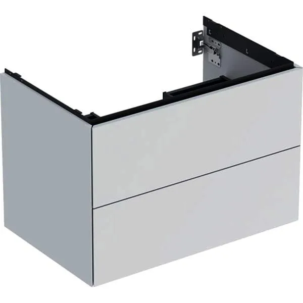 Geberit ONE Unterschrank für WT/-Platte 2 Schubl., 74x50,4x47cm, weiß matt