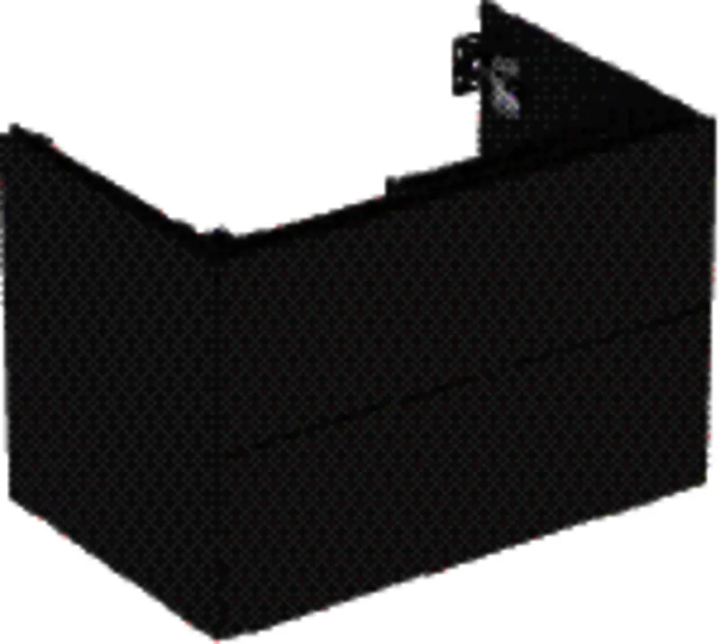 Geberit ONE Unterschrank für WT/-Platte 2 Schubl., 74x50,4x47cm, lava matt