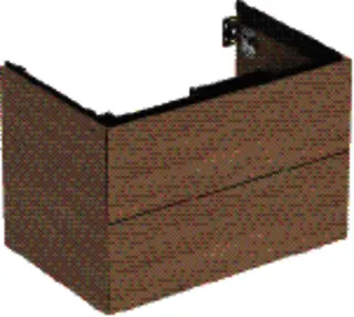 Geberit ONE Unterschrank für WT/-Platte 2 Schubl., 74x50,4x47cm, Eiche – Bild 2