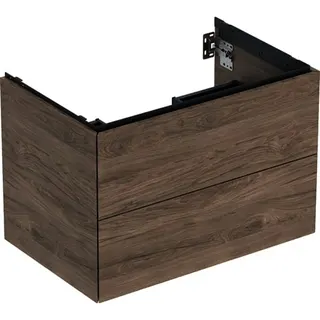 Geberit ONE Unterschrank für WT/-Platte 2 Schubl., 74x50,4x47cm, Nussb. hickory – Bild 2