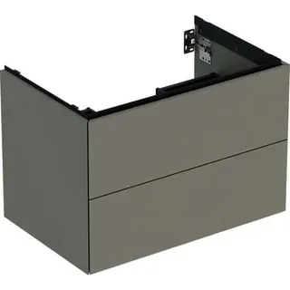 GE ONE Unterschrank für WT/-Platte 2 Schubl., 74x50,4x47cm, greige matt