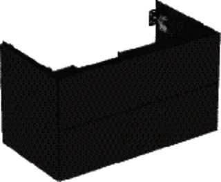 GE ONE Unterschrank für WT/-Platte 2 Schubl., 88,8x50,4x47cm, lava matt