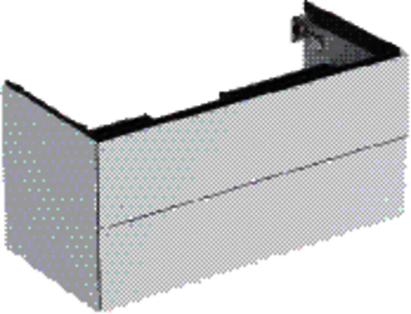 Geberit ONE Unterschrank für WT/-Platte 2 Schubl., 103,6x50,4x47cm, weiß matt
