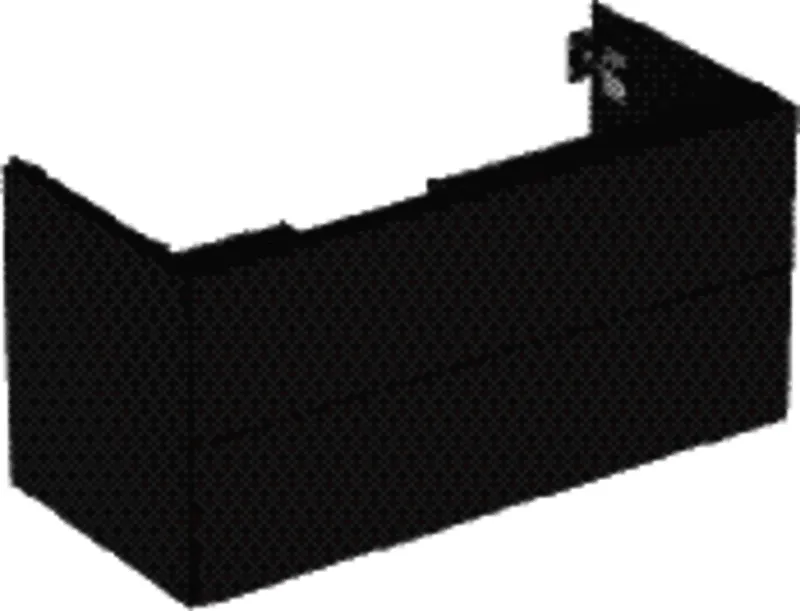 Geberit ONE Unterschrank für WT/-Platte 2 Schubl., 103,6x50,4x47cm, lava matt